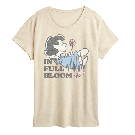Peanuts - In Full Bloom Lucy - Women's Short Sleeve Graphic T-Shirt