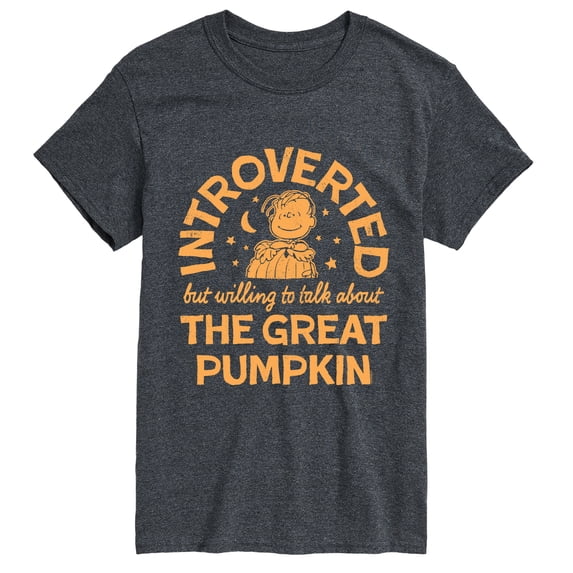 Peanuts - Introverted Great Pumpkin Men's Short Sleeve Graphic T-Shirt