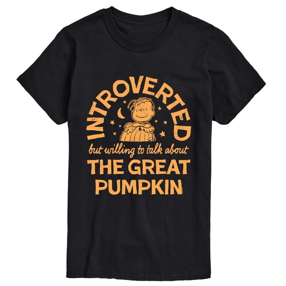 Peanuts - Introverted Great Pumpkin Men's Short Sleeve Graphic T-Shirt