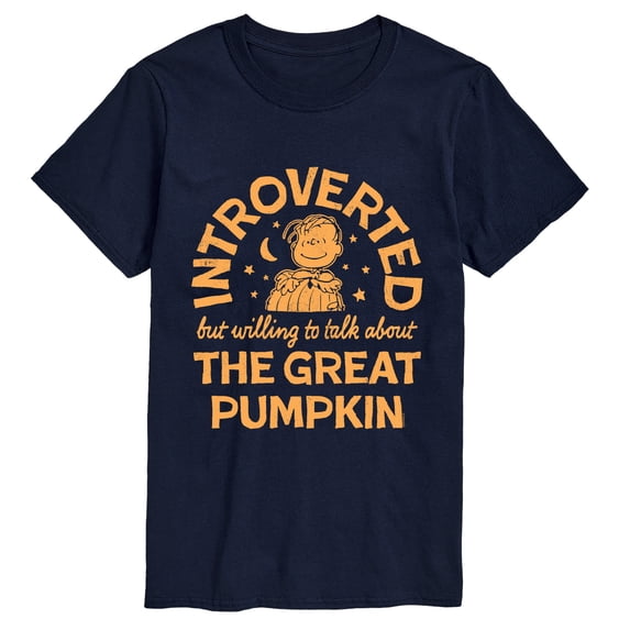 Peanuts - Introverted Great Pumpkin Men's Short Sleeve Graphic T-Shirt