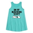 thumbnail image 1 of Peanuts - Is It Recess Yet - Toddler and Youth Girls A-line Dress, 1 of 5