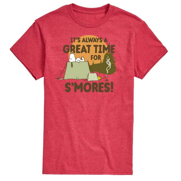 Peanuts - It Always A Great Time For Smores - Men's Short Sleeve Graphic T-Shirt
