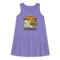 thumbnail image 1 of Peanuts - It's Always A Great Time for Smores - Toddler and Youth Girls A-line Dress, 1 of 1