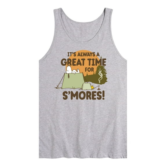 Peanuts - It's Always a Great Time for Smores - Men's Jersey Tank Top