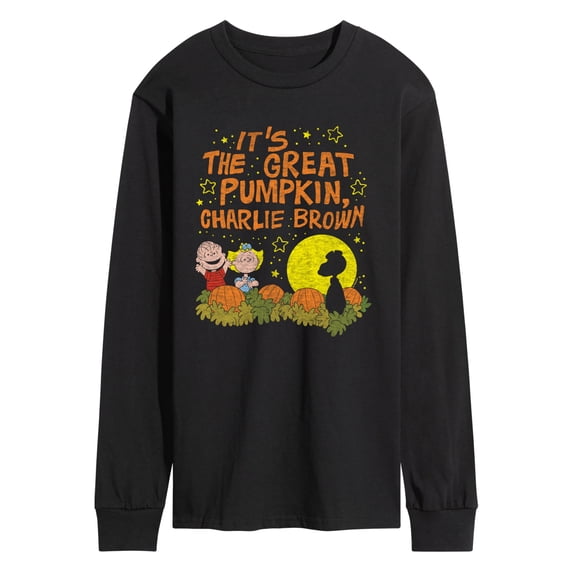 Peanuts - It's the Great Pumpkin - Men's Long Sleeve Graphic T-Shirt