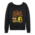 thumbnail image 1 of Peanuts - It's the Great Pumpkin - Women's French Terry Long Sleeve Pullover, 1 of 5