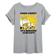thumbnail image 1 of Peanuts - Its Morning Already - Women's Oversized T-Shirt, 1 of 6