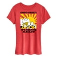 thumbnail image 1 of Peanuts - Its Morning Already - Women's Short Sleeve Graphic T-Shirt, 1 of 6