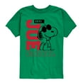 thumbnail image 1 of Peanuts - Joe Cool Collegiate - Toddler & Youth Short Sleeve Graphic T-Shirt, 1 of 5