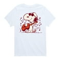 thumbnail image 1 of Peanuts - Joe Cool Guitar - Toddler & Youth Short Sleeve Graphic T-Shirt, 1 of 5