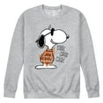thumbnail image 1 of Peanuts - Joe Cool Hee Hee Hee - Men's Crew Neck Fleece Pullover, 1 of 6