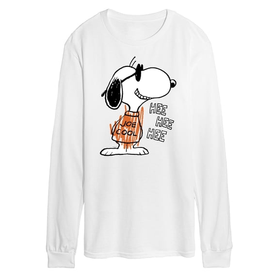 Peanuts - Joe Cool Hee Hee Hee - Men's Long Sleeve T-Shirt
