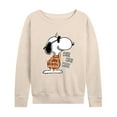 thumbnail image 1 of Peanuts - Joe Cool Hee Hee Hee - Women's Lightweight French Terry Long Sleeve Shirt, 1 of 6
