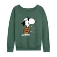 thumbnail image 1 of Peanuts - Joe Cool Hee Hee Hee - Women's Lightweight French Terry Long Sleeve Shirt, 1 of 6