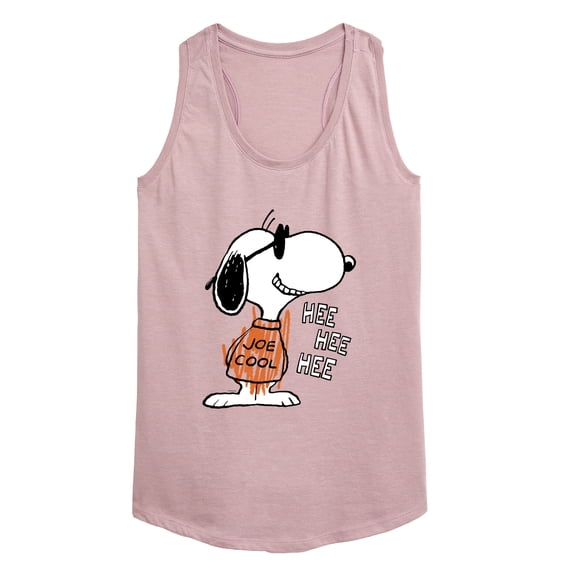 Peanuts - Joe Cool Hee Hee Hee - Women's Racerback Tank Top