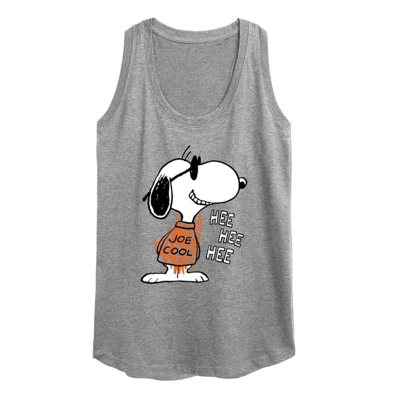 Peanuts - Joe Cool Hee Hee Hee - Women's Racerback Tank Top