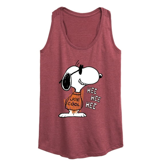 Peanuts - Joe Cool Hee Hee Hee - Women's Racerback Tank Top