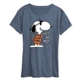 thumbnail image 1 of Peanuts - Joe Cool Hee Hee Hee - Women's Short Sleeve Graphic T-Shirt, 1 of 6
