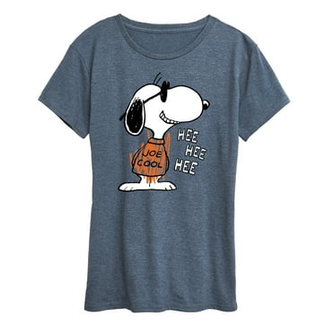 Peanuts - Joe Cool Hee Hee Hee - Women's Short Sleeve Graphic T-Shirt