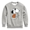 thumbnail image 1 of Peanuts - Joe Cool Hee Hee Hee - Youth Crewneck Sweatshirt, 1 of 6