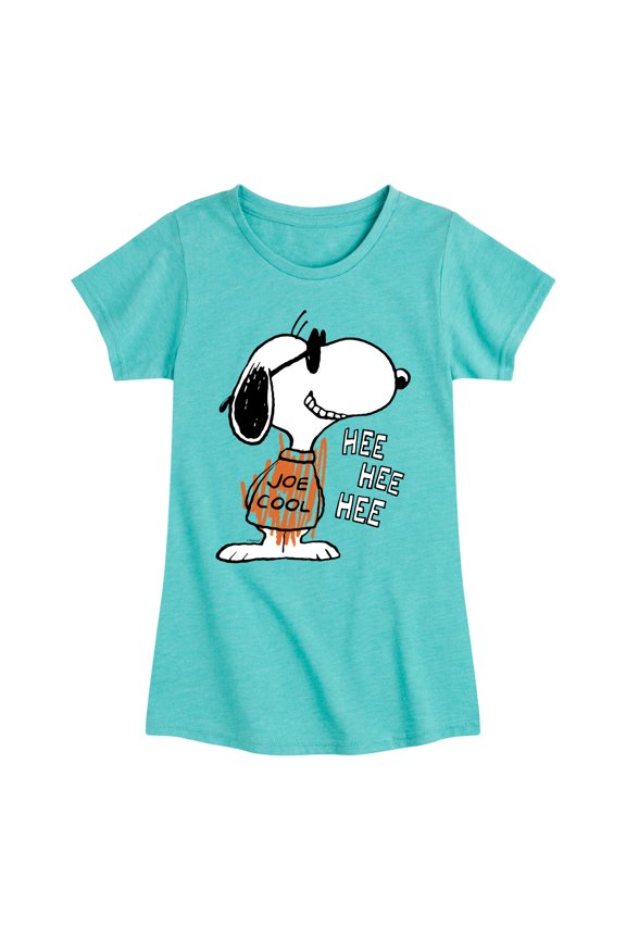 - Joe Cool Hee Hee Hee - Youth Girls Short Sleeve Tee