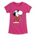 thumbnail image 1 of Peanuts - Joe Cool Hee Hee Hee - Youth Girls Short Sleeve Tee, 1 of 6