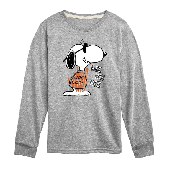 Peanuts - Joe Cool Hee Hee Hee - Youth Long Sleeve Tee