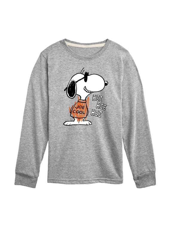 - Joe Cool Hee Hee Hee Long Sleeve Graphic T-Shirt