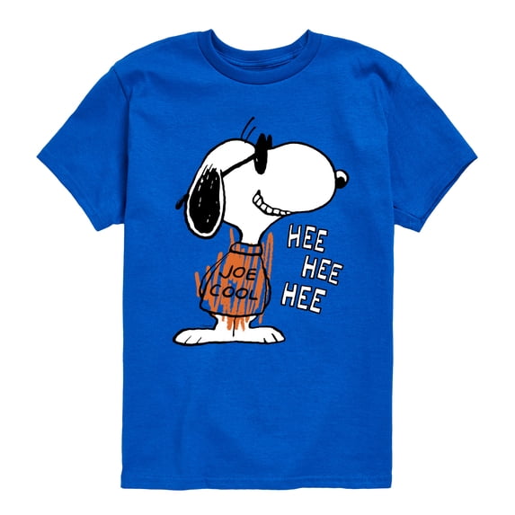 Peanuts - Joe Cool Hee Hee Hee - Youth Short Sleeve Tee