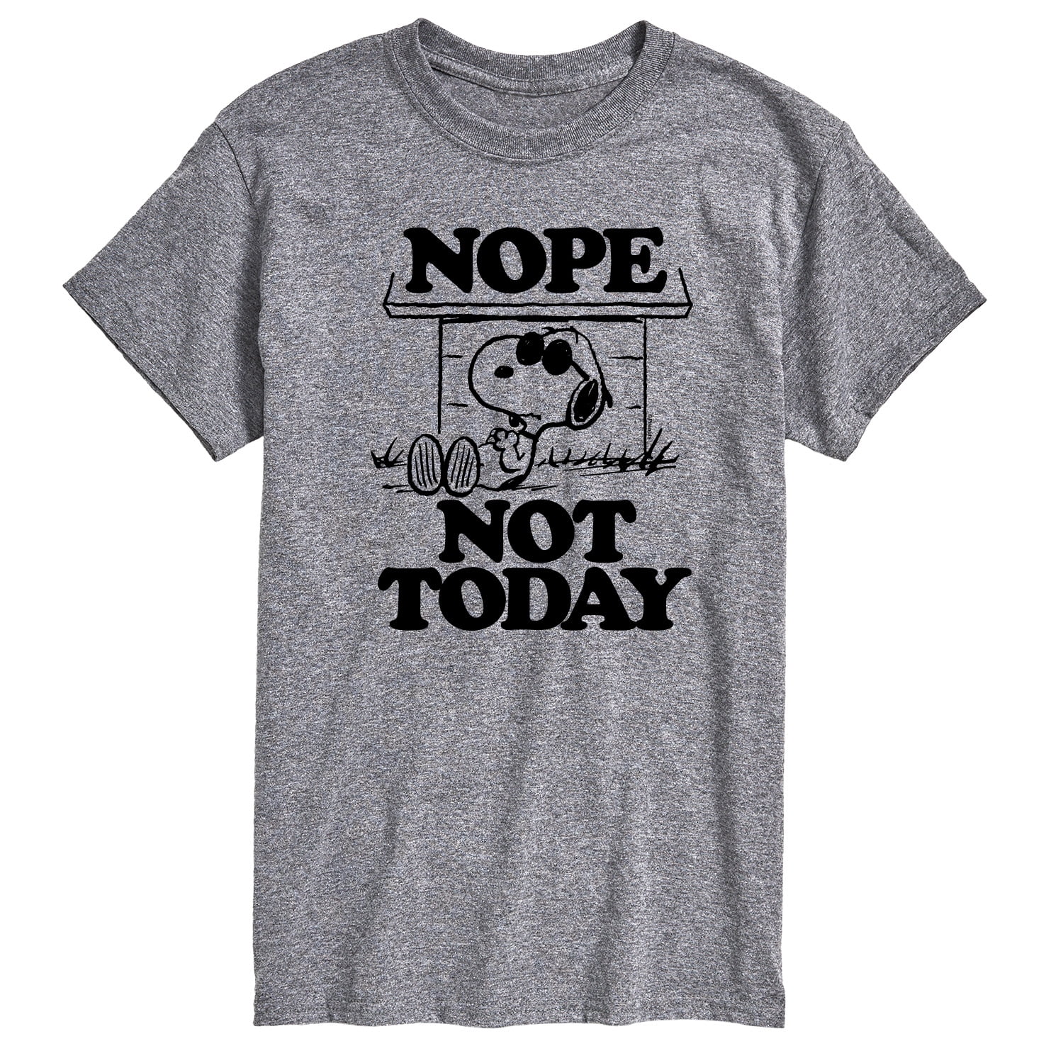 snoopy t shirt nope not today