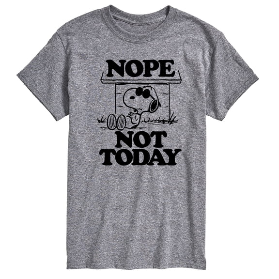 Peanuts - Joe Cool Nope Not Today Men's Short Sleeve Graphic T-Shirt