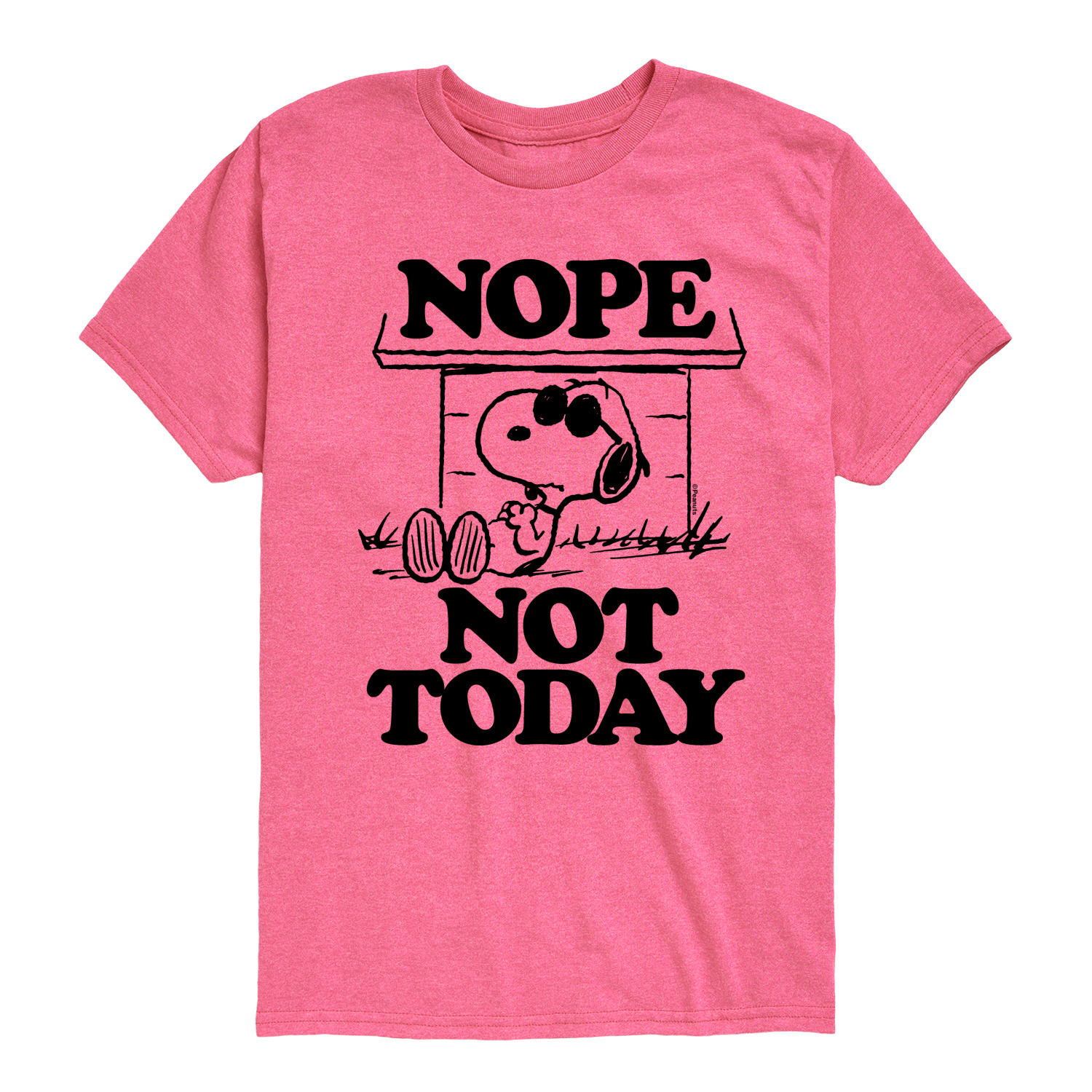 snoopy shirt nope not today