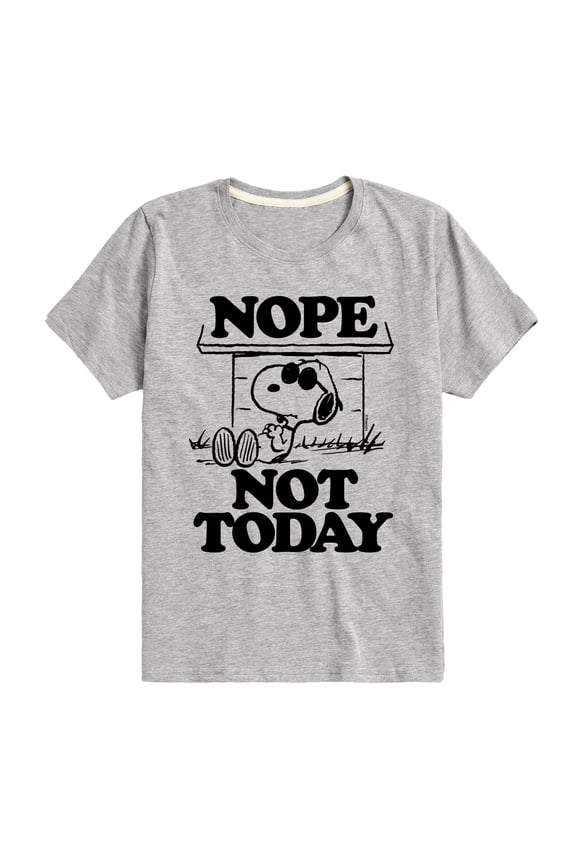 - Joe Cool Nope Not Today - Toddler & Youth Short Sleeve Graphic T-Shirt