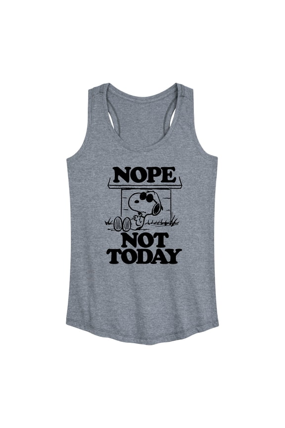 - Joe Cool Nope Not Today - Women's Racerback Tank Top