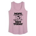 thumbnail image 1 of Peanuts - Joe Cool Nope Not Today - Women's Racerback Tank Top, 1 of 6