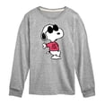 thumbnail image 1 of Peanuts - Joe Cool Pattern - Toddler And Youth Long Sleeve Graphic T-Shirt, 1 of 5