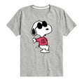 thumbnail image 1 of Peanuts - Joe Cool Pattern - Toddler And Youth Short Sleeve Graphic T-Shirt, 1 of 5