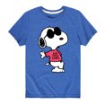 thumbnail image 1 of Peanuts - Joe Cool Pattern - Toddler And Youth Short Sleeve Graphic T-Shirt, 1 of 5