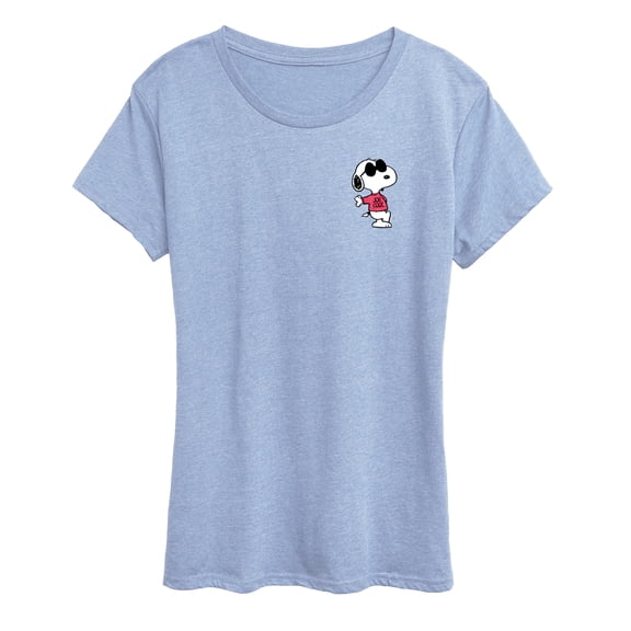 Peanuts - Joe Cool Pattern - Women's Short Sleeve Graphic T-Shirt