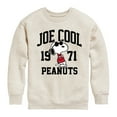 thumbnail image 1 of Peanuts - Joe Cool Peanuts - Toddler & Youth Crewneck Fleece Sweatshirt, 1 of 6