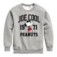 thumbnail image 1 of Peanuts - Joe Cool Peanuts - Toddler & Youth Crewneck Fleece Sweatshirt, 1 of 6