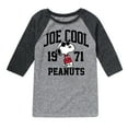 thumbnail image 1 of Peanuts - Joe Cool Peanuts - Toddler & Youth Raglan Graphic T-Shirt, 1 of 5