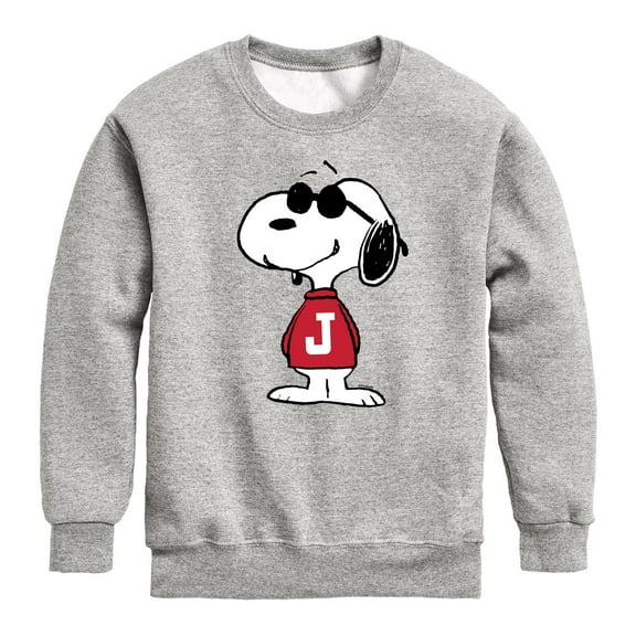 Peanuts - Joe Cool Pose - Toddler & Youth Crewneck Fleece Sweatshirt