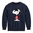 thumbnail image 1 of Peanuts - Joe Cool Pose - Toddler & Youth Crewneck Fleece Sweatshirt, 1 of 6