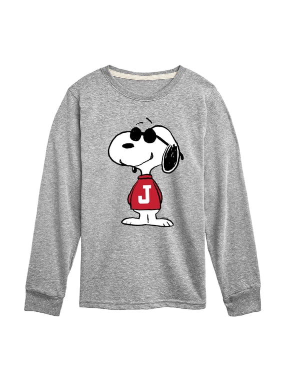 - Joe Cool Pose Boys' Long Sleeve Graphic T-Shirt