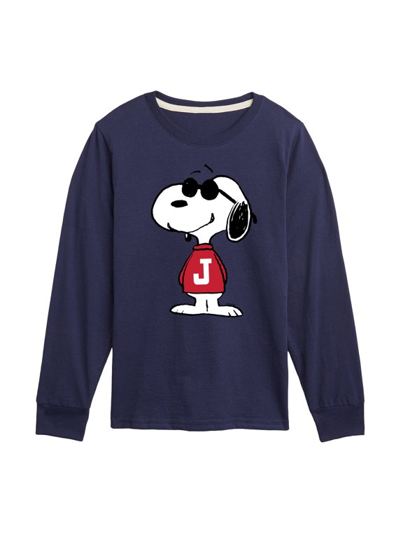 - Joe Cool Pose Boys' Long Sleeve Graphic T-Shirt