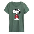 thumbnail image 1 of Peanuts - Joe Cool Pose - Women's Short Sleeve Graphic T-Shirt, 1 of 7