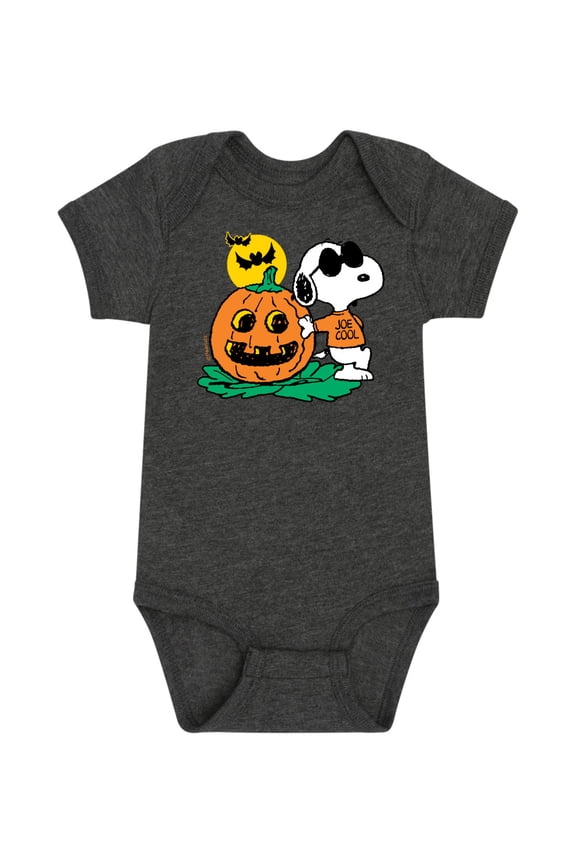 - Joe Cool Pumpkin Baby Graphic One Piece