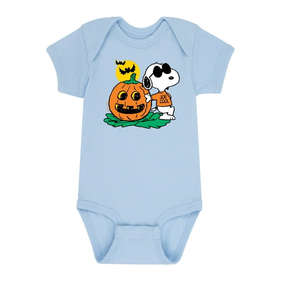 Peanuts - Joe Cool Pumpkin - Infant Baby One Piece