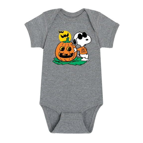 Peanuts -  Joe Cool Pumpkin - Infant Baby One Piece